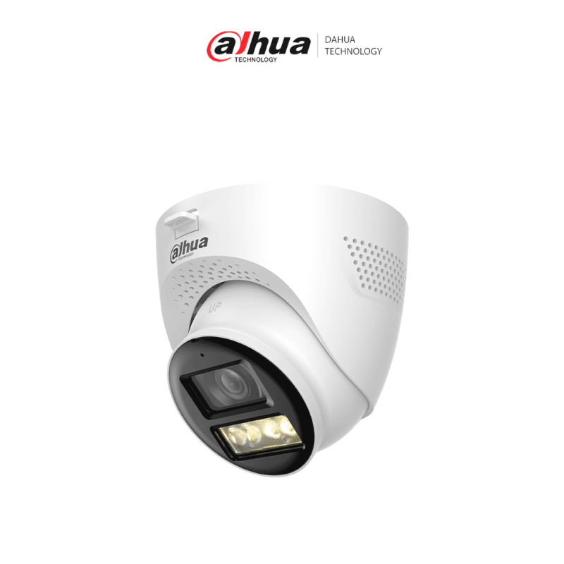 DAHUA DH-HAC-HDW1200TQ-IL-T- Cámara Domo de 2 Megapíxeles 1080P /  Iluminador Dual Inteligente /  Audio de 2 Vias