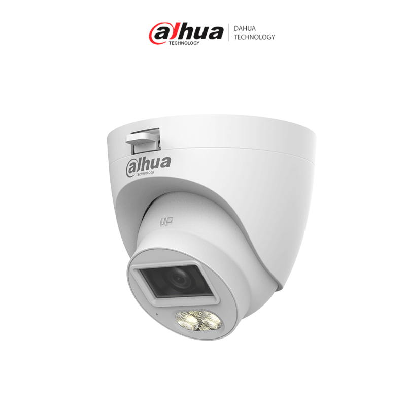DAHUA DH-HAC-HDW1500CLQN-IL-A-S3-DIP - Camara Domo de 5 Megapixeles /  Iluminación Dual Inteligente + FullColor