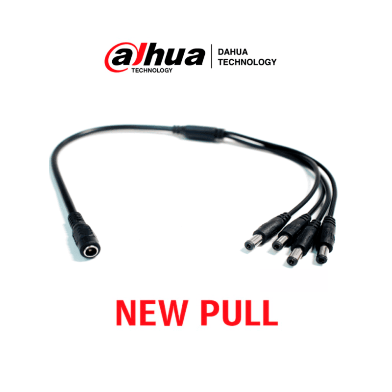 DAHUA PULPOKIT - Divisor de Energía para Camaras  /  1 Entrada Hembra /  4 Salidas Macho /  New Pull (Nuevo sin Caja)