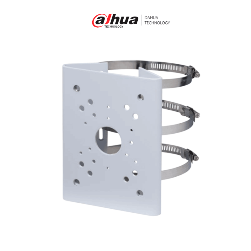 DAHUA DH-PFA150-V3 - Montaje para Poste compatible con Camaras PTZ ANTICORROSIVA /  Color Blanco /  Instalacion en exteriores