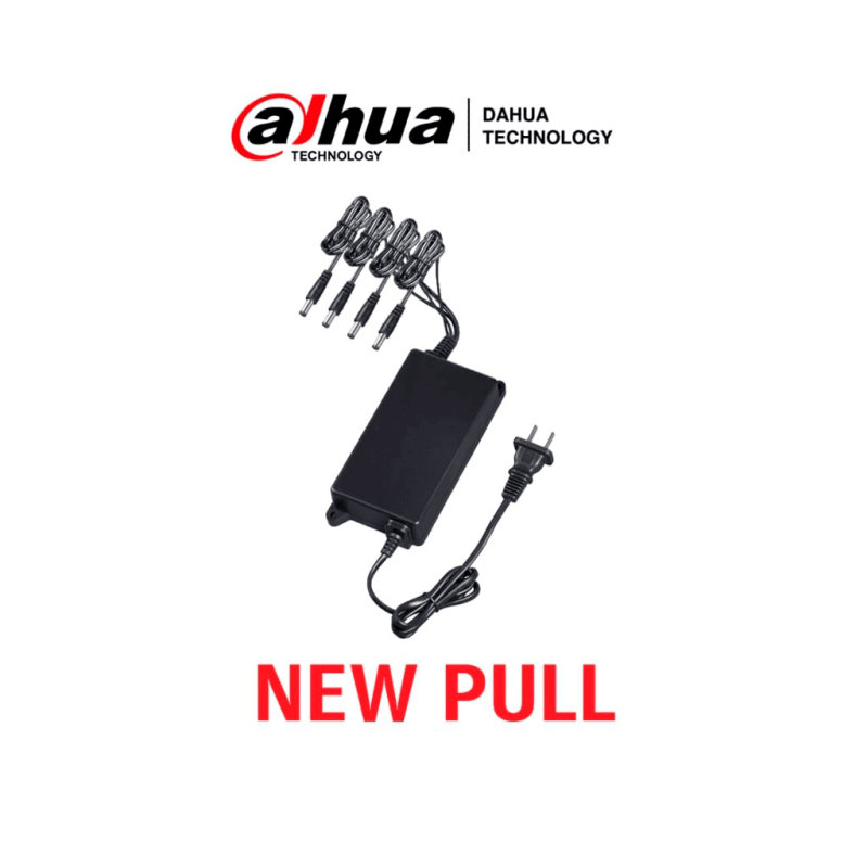 DAHUA FUENTE KIT2NEWPULL - Fuente de Poder de poder de 2 Ampers con Distribuidor de 4 Canales