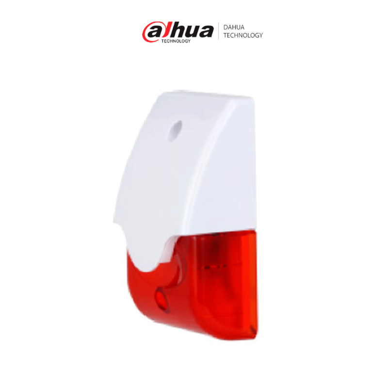 DAHUA DH-NA Sirena interior /  Alarmas sonoras activadas por alta presión sonora /  Luz de alarma giratoria interior