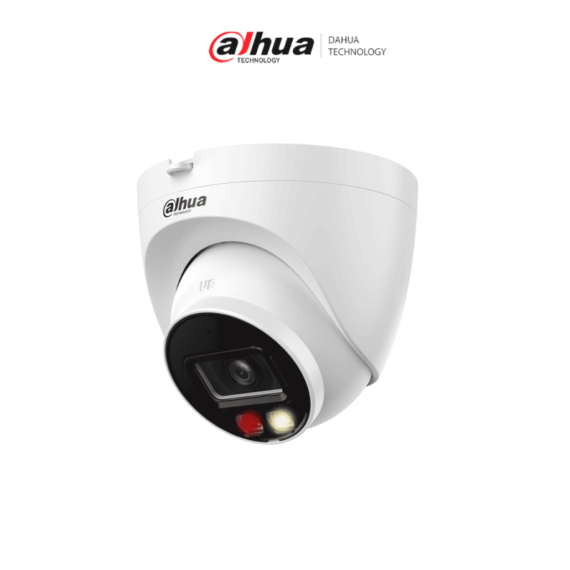 DAHUA IPC-HDBW2449E-S-IL- Camara IP Eyeball 4 megapixeles /  2.8mm /  101° /  Micrófono incorporado /  Dual light 30 metros