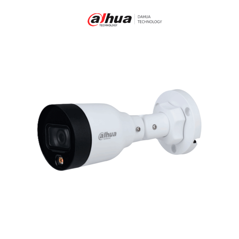 DAHUA DH-IPC-HFW1239S1P-LED-0280B-S6 - Cámara IP Bullet Full Color 2 Megapixeles /  Lente de 2.8mm /  Luz Blanca de 15 Mts