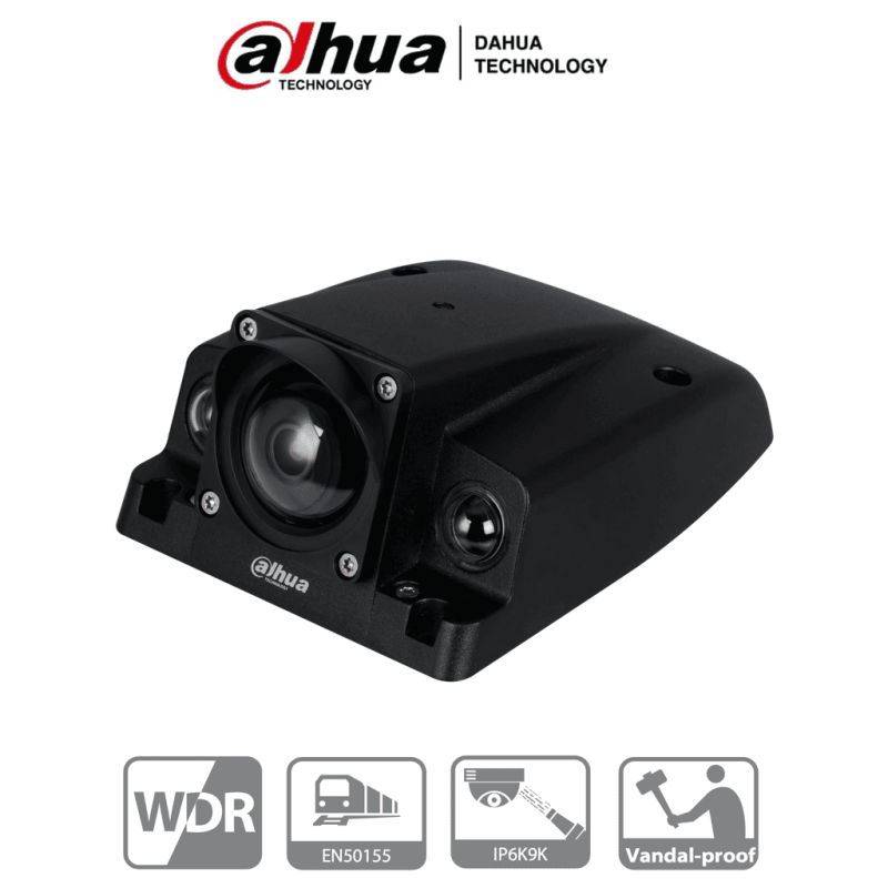 DAHUA IPC-MBW4231-AS-H - Camara IP Antivandalica para NVR Moviles de 2 Megapixeles / Lente de 6mm / Angulo de 52 Grados DAHUA IPC-MBW4231-AS-H - Camara IP Antivandalica para NVR Moviles de 2 Megapixeles / Lente de 6mm / Angulo de 52 Grados
