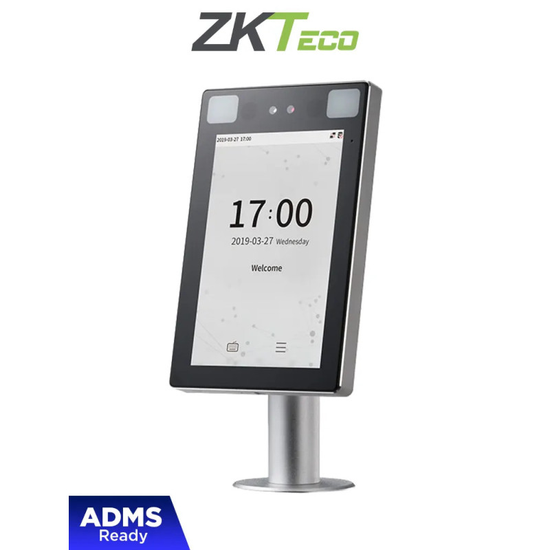 ZKTECO ProFace X CH - Terminal de Control de Acceso con Reconocimiento Facial  /  para Exterior /  30 000 Rostros /  8 Pulgadas