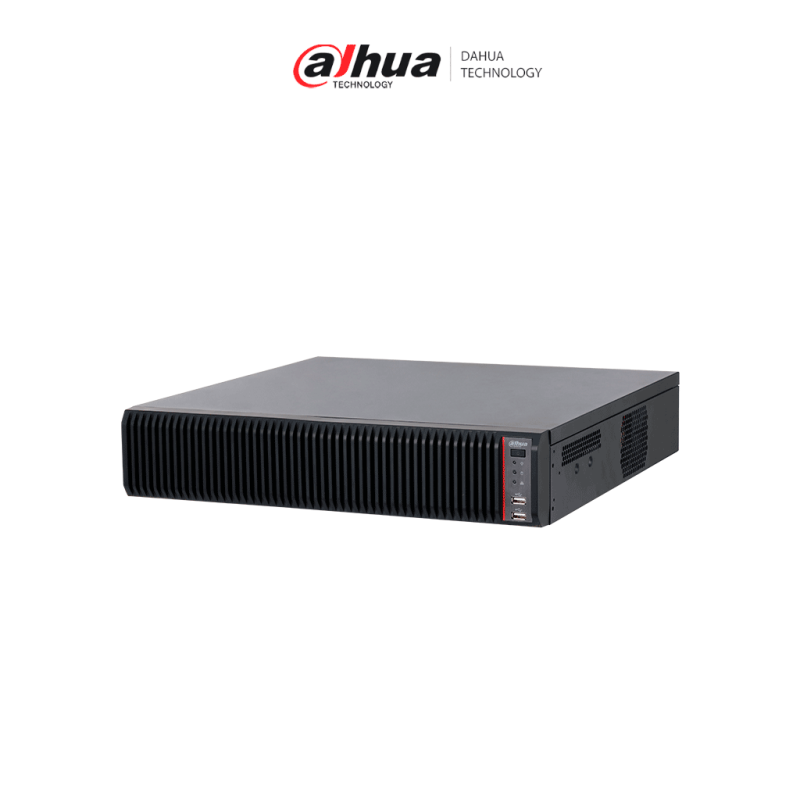 DAHUA DHI-IVSS7108-1I-V2 - Servidor de video con IA, maneja 128 canales IP y hasta 40 canales de reconocimiento facial. Incluye