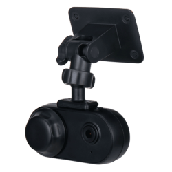 DAHUA HAC-HMW3200L-FR-BUS-S5 - Cámara analógica para grabador móvil, Cuenta con doble lente de 2MP, IR inteligente (3m), Distanc