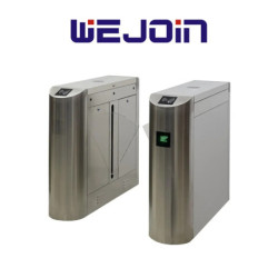 WEJOIN WJTYH101SP - Barreras Peatonal Flap Barrier Bidireccional con Aletas de Acrílico 3 Millones de Ciclos pase 25 - 35 por mi