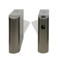 WEJOIN WJTYH101SP - Barreras Peatonal Flap Barrier Bidireccional con Aletas de Acrílico 3 Millones de Ciclos pase 25 - 35 por mi