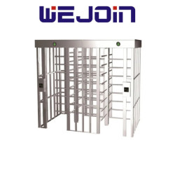 WEJOIN WJFTH613B - Torniquete de Doble Carril de Cuerpo Completo Bidireccional en Acero 304 Inoxidable IP68 para Exterior 5 Mill