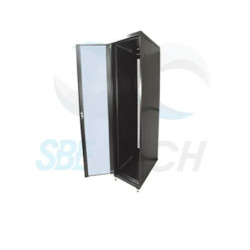 SBE TECH SBE-GNL42URP6001.2PC - Gabinete de piso en acero de alta resistencia con pintura electrostática y paneles laterales des