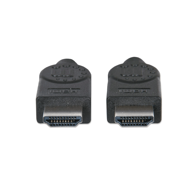 MANHATTAN - 306133 - Cable HDMI de Alta Velocidad  /  4K@30Hz, 3D, HDMI Macho a HDMI Macho, Blindado, Negro, 5 m (16.5 ft.)