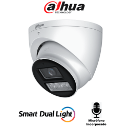 DAHUA HAC-HDW1239TN-IL-A-S3 - Camara Domo de 2 Megapixeles /  Iluminador Dual Inteligente+Full Color /  Lente de 2.8 mm