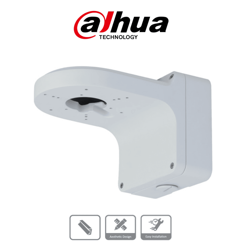 DAHUA PFB206W - Brazo de pared para cámaras domo DAHUA  /  Construído en aleacion de aluminio  /  Diseño elegante