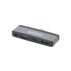 MANHATTAN - 190404 - Docking Station USB-C 4 en 1 adaptador portátil