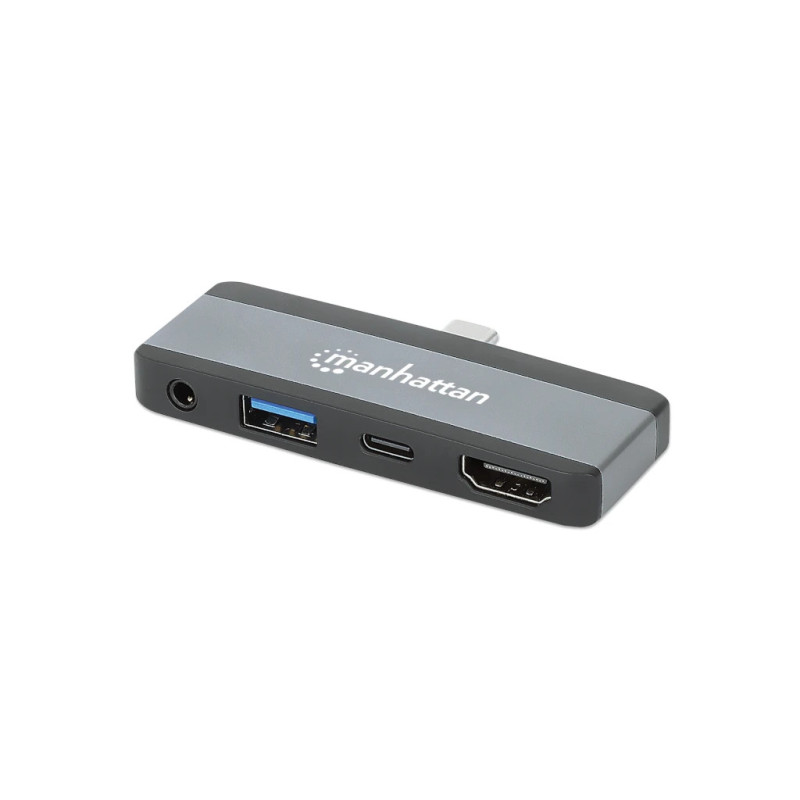 MANHATTAN - 190404 - Docking Station USB-C 4 en 1 adaptador portátil