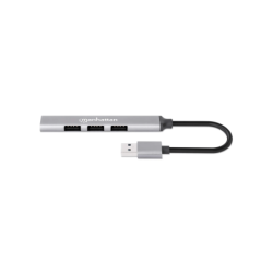 MANHATTAN -168427 - Hub USB combinado con 4 puertos Tipo A