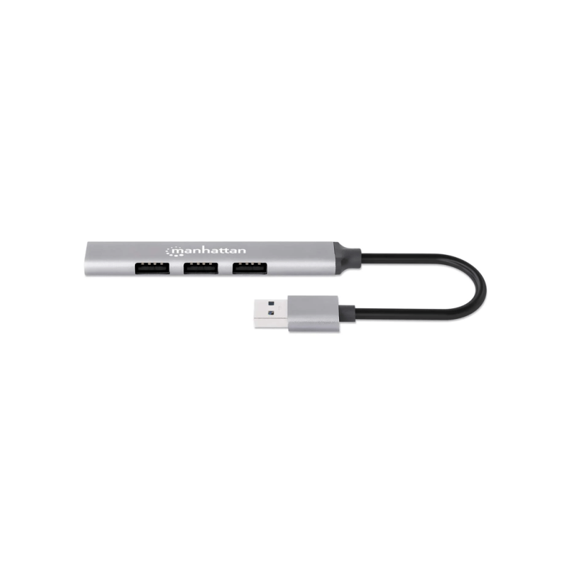 MANHATTAN -168427 - Hub USB combinado con 4 puertos Tipo A