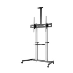 MANHATTAN - 462563 - Soporte de aluminio ajustable en altura para TV multimedia, de 60» a 100