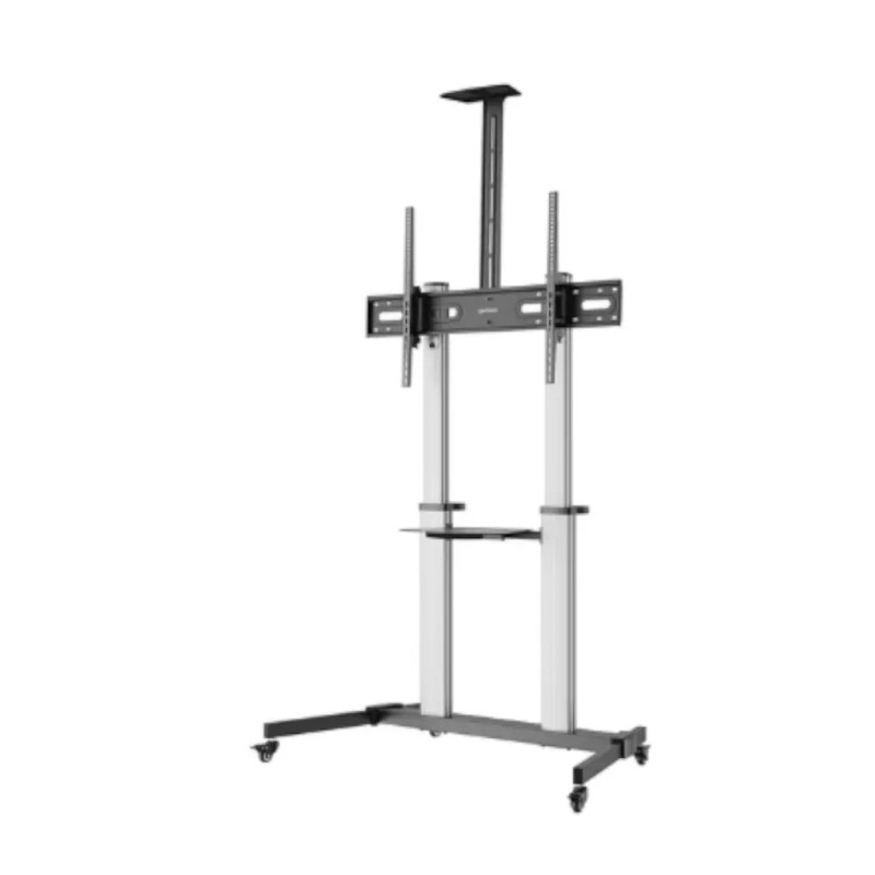MANHATTAN - 462563 - Soporte de aluminio ajustable en altura para TV multimedia, de 60» a 100