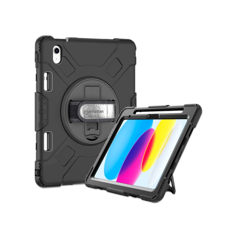 MANHATTAN - 996518 - Funda rígida de uso rudo para iPad de 10.9" (10 Gen)