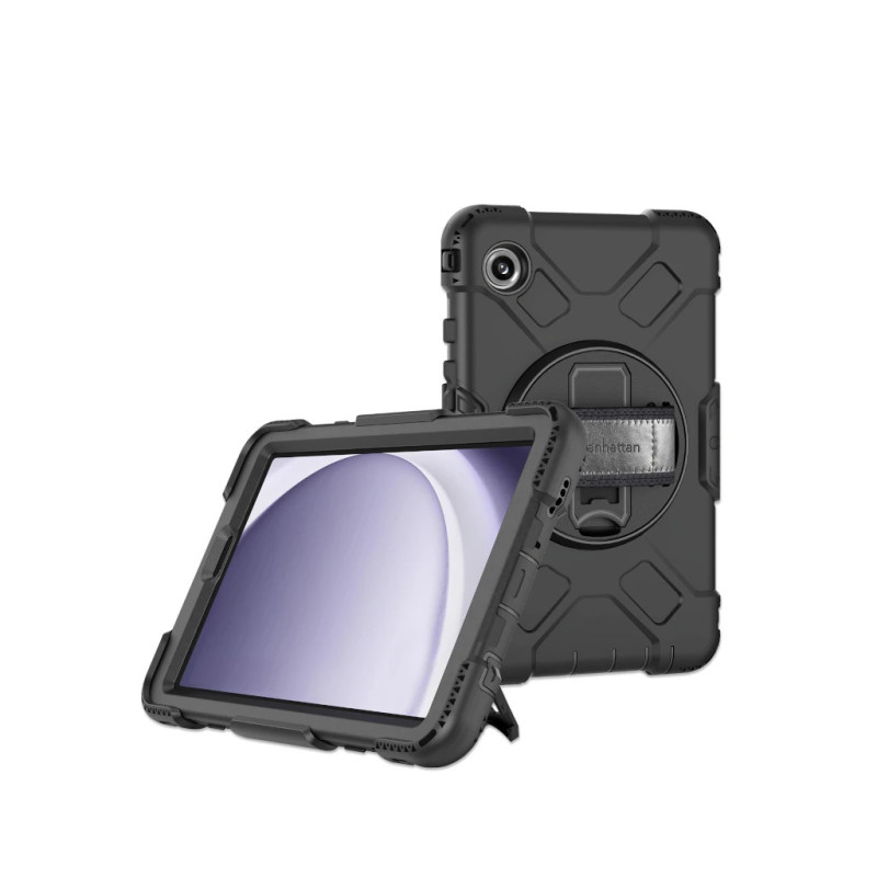 MANHATTAN - 996525 - Funda rígida de uso rudo para Samsung Galaxy Tab A9 (8.7")