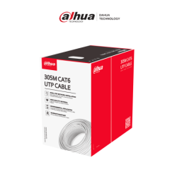 DAHUADH-PFM920I-6UN-C-white- Bobina de Cable UTP Cat 6 100% Cobre /  Color Blanco /  305 Metros /  para Interior