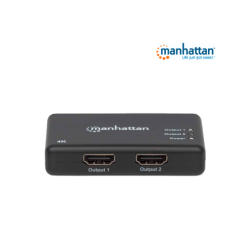 MANHATTAN 207669 - Video Splitter  /  HDMI  /  4k@30Hz  /  1 in:2 out, AC