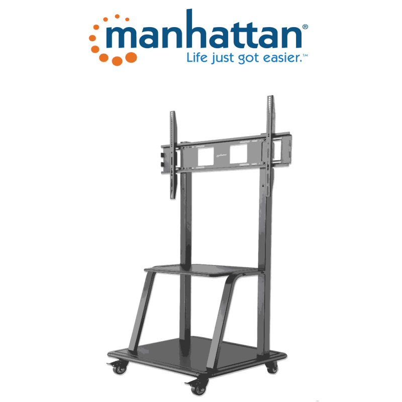 MANHATTAN 461665 - Soporte universal para TV de alta resistencia /  Para TV de 37" a 100" /  Color Negro