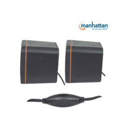 MANHATTAN 161435 Sistema de Altavoces, Bocinas, Serie 2600 USB, 2 Altavoces MANHATTAN 161435 Sistema de Altavoces, Bocinas, Serie 2600 USB, 2 Altavoces