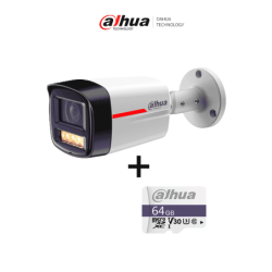 DAHUA PAQUETE Cámara IP DH-IPC-HFW2249TLP-S-LED-0280B-PRO- Cámara IP Bullet de 2MP  /  WizColor /  WizSense /  SMD Plus