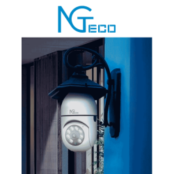 NGTECO NGSH01C2IN - Foco con Cámara Inteligente WiFi  /  2MP  /  Visión PTZ 355°  /  Lente HD 4mm