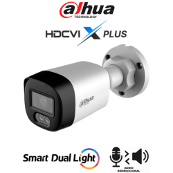 DAHUA DH-HAC-HFW1500RLN-IL-T - Cámara Bullet Full Color de 5 Megapixeles /  Audio 2 vías