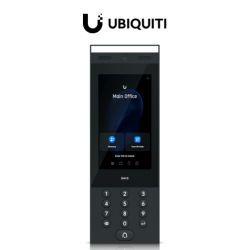 UBIQUITI UA-INTERCOM - Videoportero departamental, Desbloqueo mediente tarjeta NFC, PIN, QR ó UniFi Identity, se conecta a un Ac
