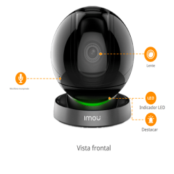 IMOU REX - Camara IP PT Wifi de 2 Megapixeles /  IR de 10 Metros /  Microfono Integrado para Audio Dos Vías