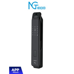 NGTECO SL01-Z350VPN - Cerradura inteligente facial  /  100 huellas  /  50 rostros  /  50 palmas  /  100 tarjetas