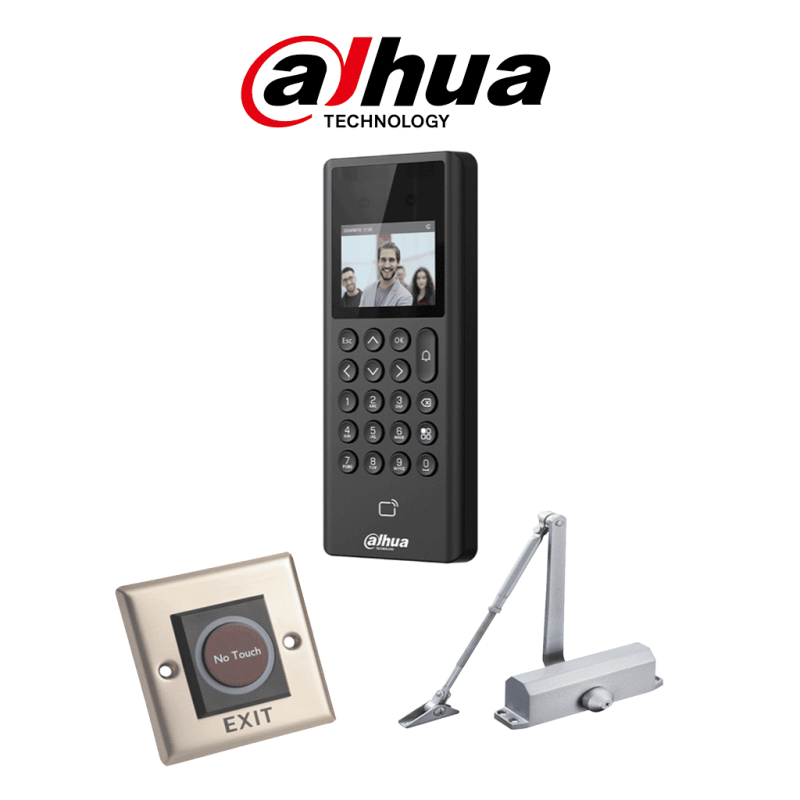 DAHUA - DHI-ASI3203EKIT - Paquete de control de Acceso  /  Incluye DHI-ASI3203E + ASF908 + DH-ASF102S  /
