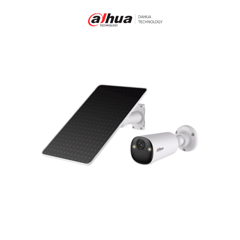 DAHUA DH-KIT / BF4CP-4G-XL / M0508- Kit cámara bullet 4G con panel solar con batería incluida /  4 Megapíxeles