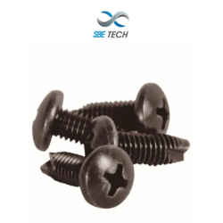 SBE TECH - SBE-JTACERO6MM JUEGO DE TORNILLOS DE 6MM CAB GOTA PAVONADO UNICAMENTE P