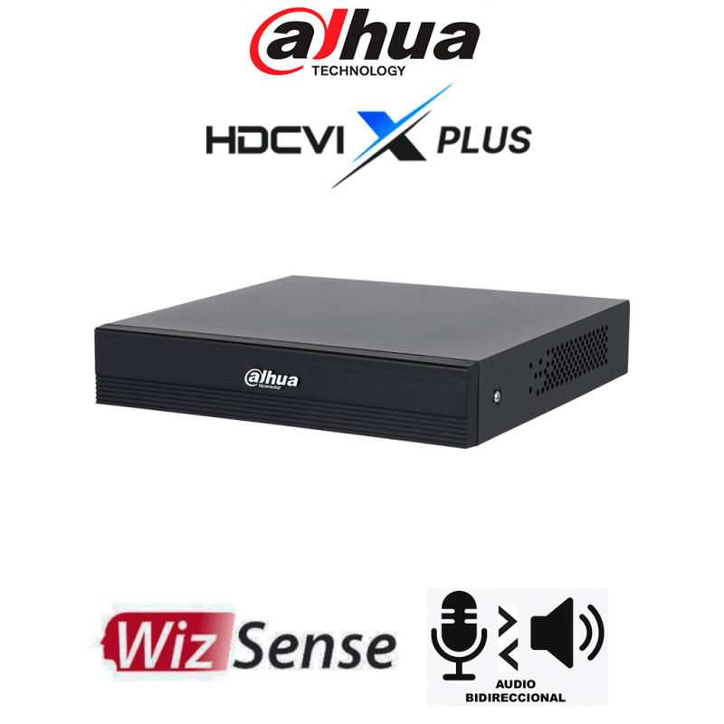 DAHUA DH-XVR1B04H-I / T - DVR de 4 canales 5MP Lite WizSense y H.265+ /  HDCVI X PLUS