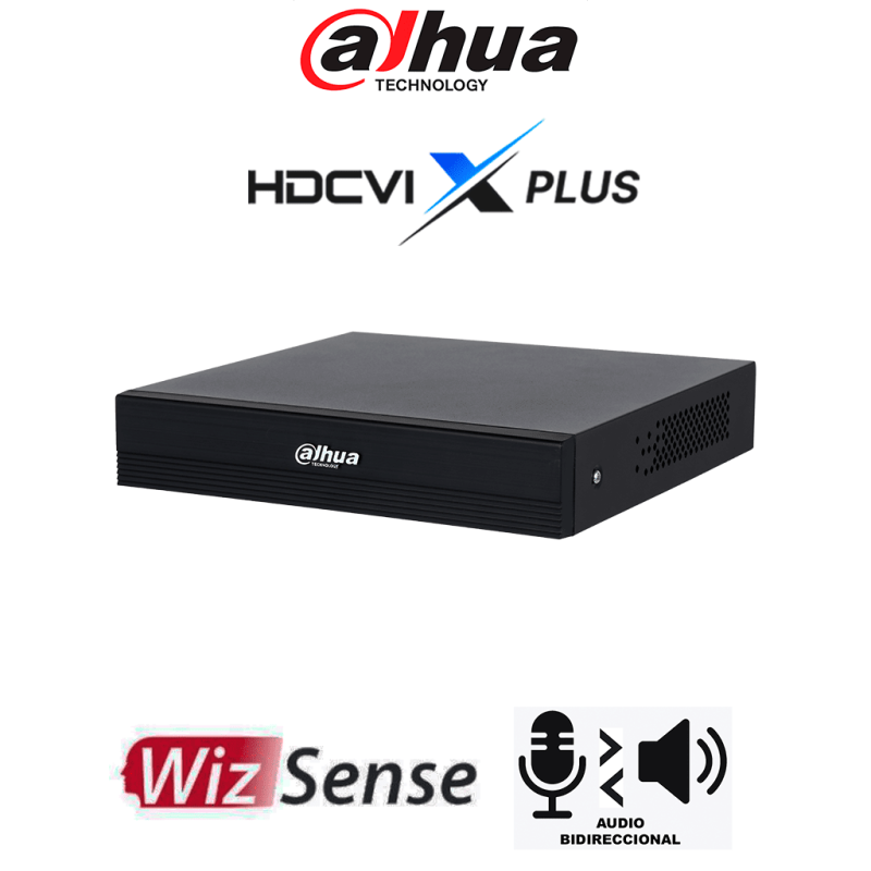 DAHUA DH-XVR1B08H-I / T - DVR de 8 canales 5MP Lite con WizSense y H.265+ /  HDCVI X PLUS