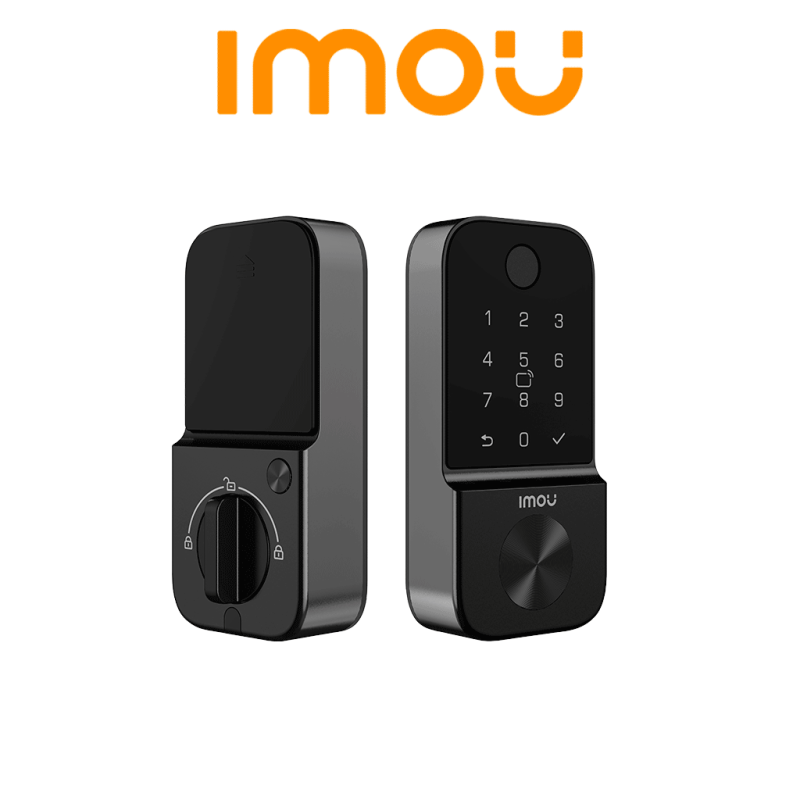 ASL-Cubo1-K(D) - Cubo 1 - Cerradura Inteligente Imou, Chapa Digital, Registro de 50 Huellas, Wifi, para Exterior, Tarjeta Mifare