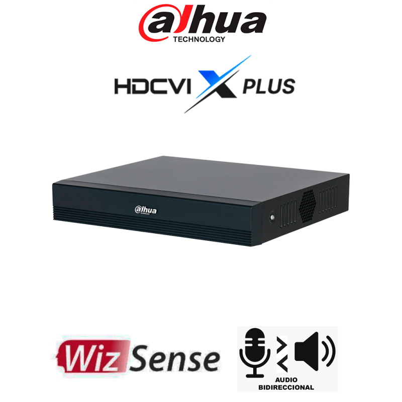 DAHUA DH-XVR1B16H-I / T - DVR de 16 Canales 5MP Lite con WizSense y H.265+ /  HDCVI X PLUS