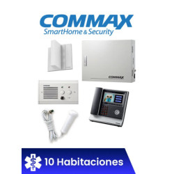 COMMAX ENFERMERIAPACK - Paquete de solución de enfermería para 10 habitaciones de Hospital
