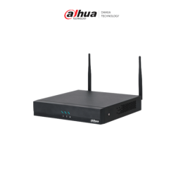 DAHUA DHI-NVR2104HC-W - NVR WiFi de 4 Megapixeles /  4 Canales IP /  H.265 /  Salidas HDMI &VGA /  1 Bahía de Disco Duro