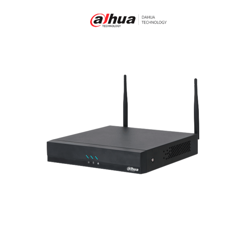 DAHUA DHI-NVR2104HC-W - NVR WiFi de 4 Megapixeles /  4 Canales IP /  H.265 /  Salidas HDMI &VGA /  1 Bahía de Disco Duro