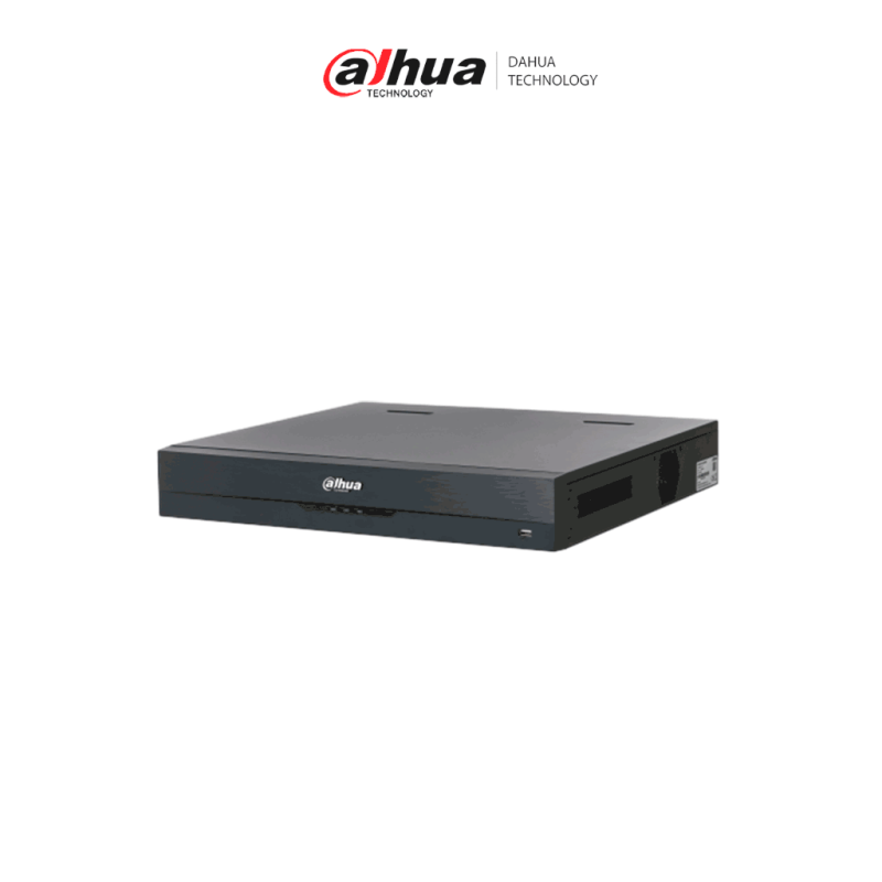 DAHUA DHI-NVR5416-16HP-EI2 -NVR de 16 canales IP4K con tecnología Acupick y WizSense,16 puertos PoE, 8ePoE, y 4 bahías para disc