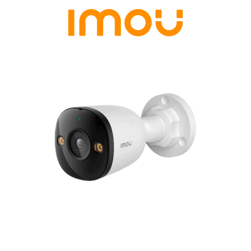 IMOU PS3D -3MP Cámara Bullet, 3MP, PoE, IP67, H.265, Smart Color (Color 24