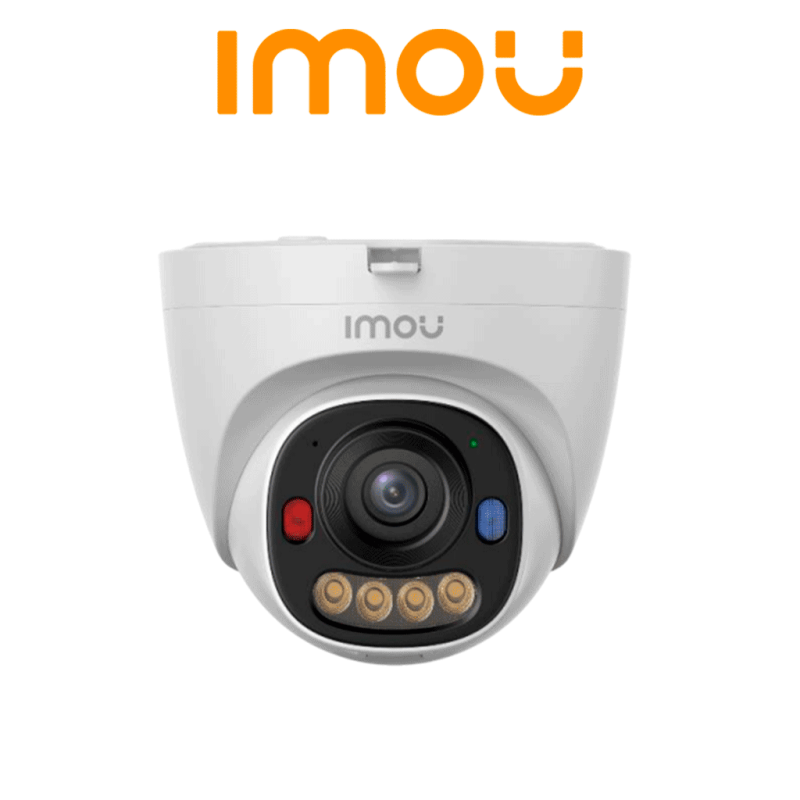 IMOU PS8D - 3MP Cámara Domo, 3MP, PoE, IP67, H.265, Smart Color, disuación activa, Detección de Humanos y Vehiculos, Microfono,